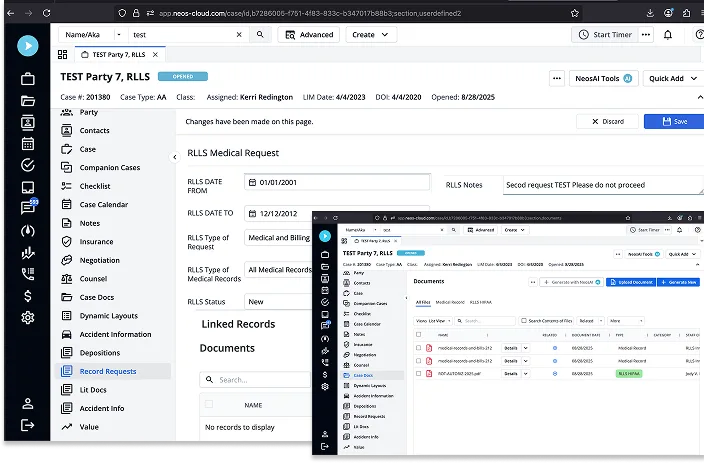 neos cms screenshot