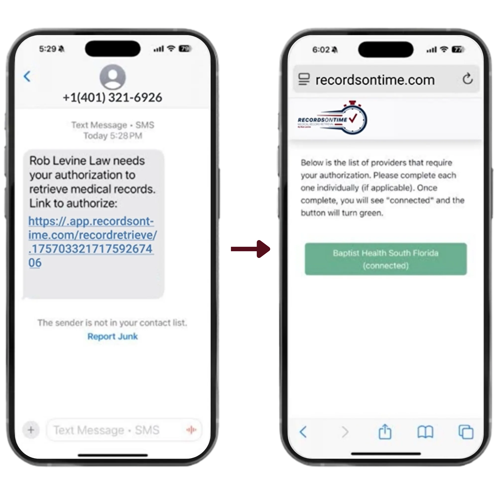 ROT phone app authorization